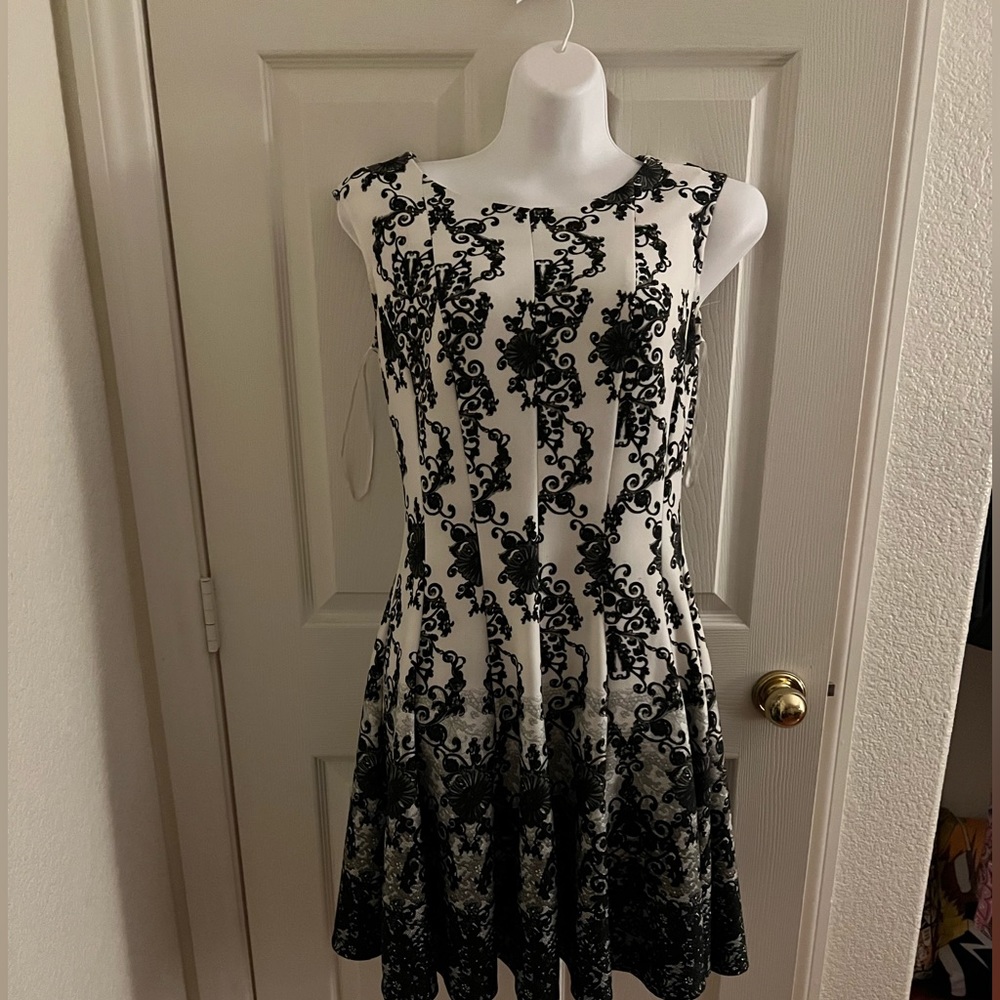 Black & White Cocktail Dress
